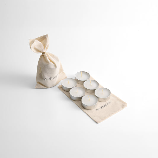 Büyük Tealight Mum - 6'lı Set