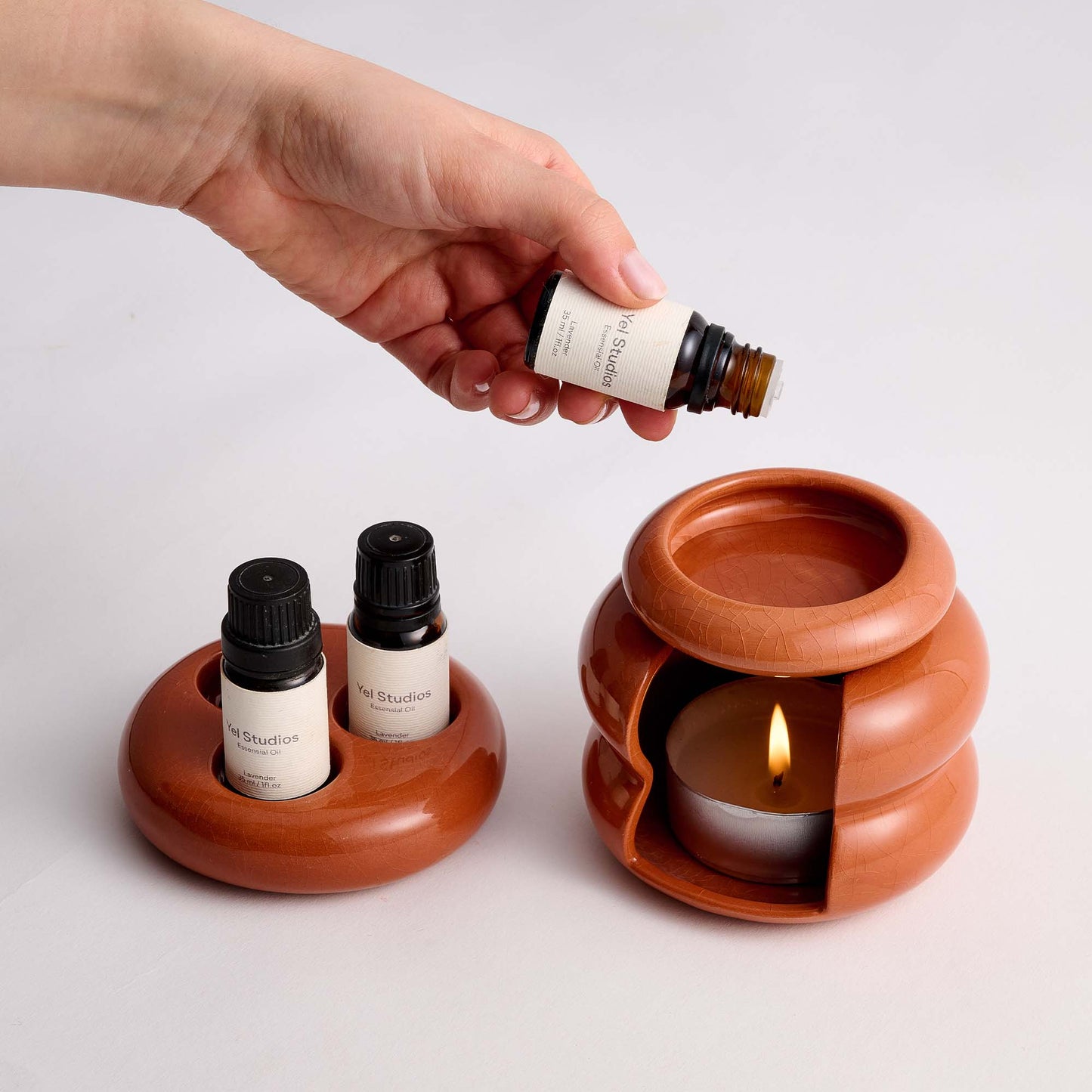 Bee - Buhurdanlık & Yağ Standı Seti